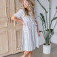 Belted Wrap Midi Dress Dresses Hailey & Co.