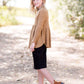 Girls Hazel suede-like slip on ankle boot with 3/4" heel.