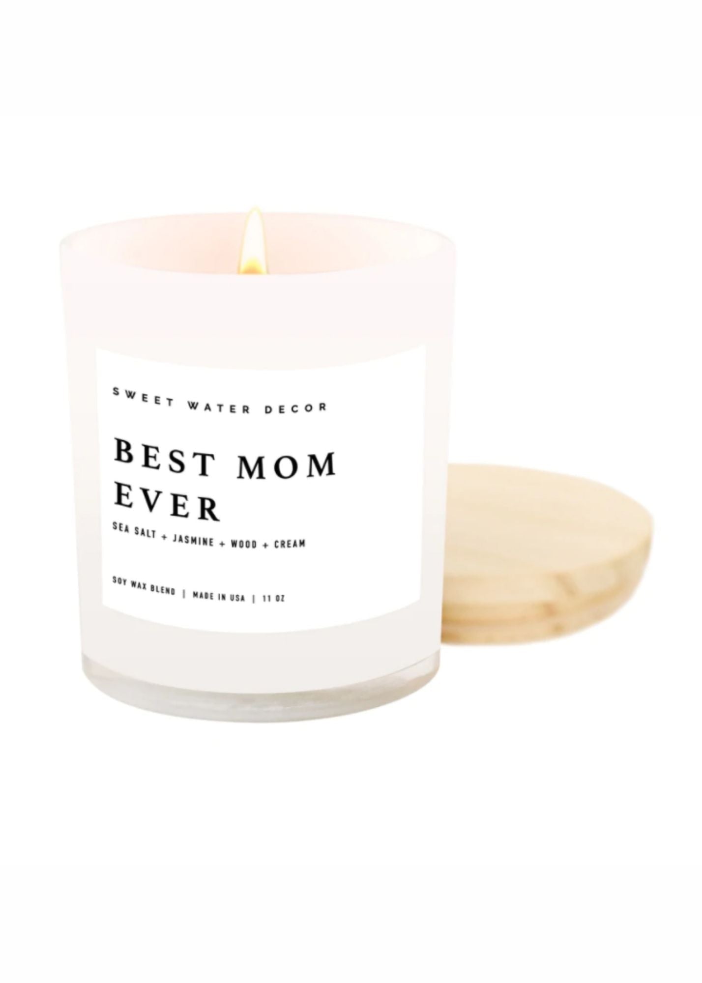 Best Mom Ever Soy Candle Accessories Sweet Water Decor