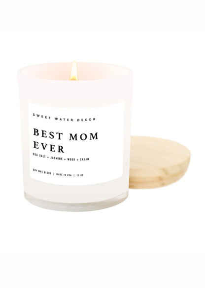Best Mom Ever Soy Candle Accessories Sweet Water Decor