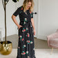Betsy Striped Floral Maxi Dress - FINAL SALE Dresses