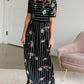 Betsy Striped Floral Maxi Dress - FINAL SALE Dresses