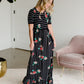 Betsy Striped Floral Maxi Dress - FINAL SALE Dresses