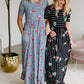 Betsy Striped Floral Maxi Dress - FINAL SALE Dresses