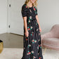 Betsy Striped Floral Maxi Dress - FINAL SALE Dresses