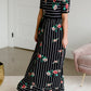 Betsy Striped Floral Maxi Dress - FINAL SALE Dresses
