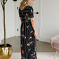 Betsy Striped Floral Maxi Dress - FINAL SALE Dresses