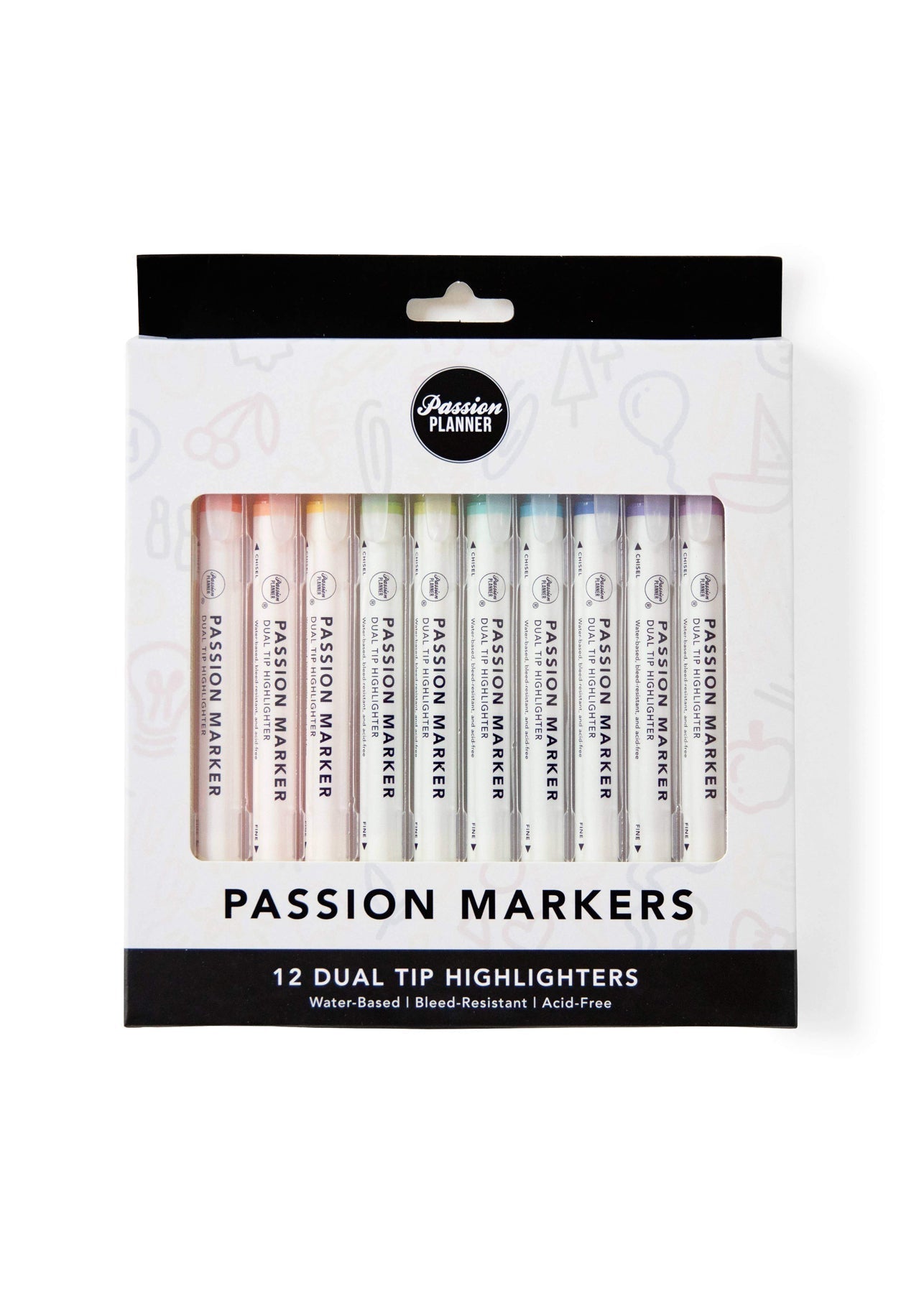 Bible or Planner Dual tip Markers - 12 Pack Home & Lifestyle