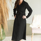 Black Button Up Belted Shirt Dress - FINAL SALE Dresses