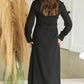 Black Button Up Belted Shirt Dress - FINAL SALE Dresses