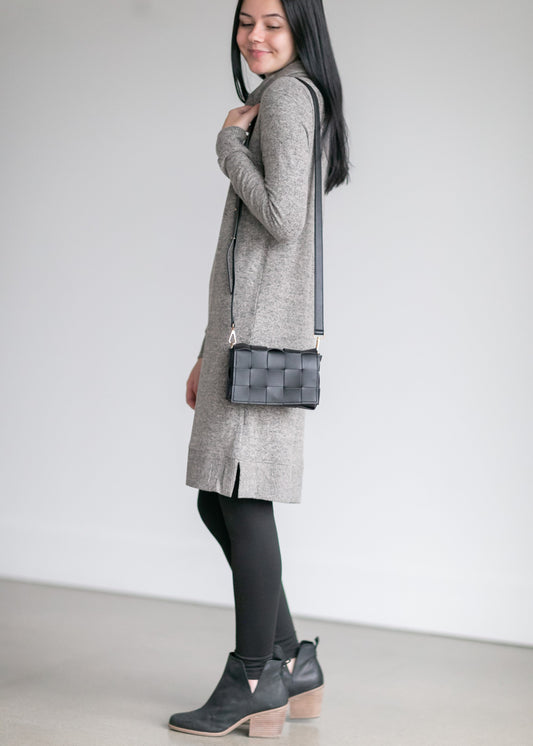 Black Checkered Crossbody Purse Accessories