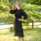 Black Chiffon Ruffle Midi Dress Dresses Grade & Gather