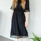 Black Crochet Trim Lace Dress - FINAL SALE Dresses