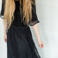 Black Crochet Trim Lace Dress - FINAL SALE Dresses