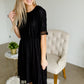 Black Crochet Trim Lace Dress - FINAL SALE Dresses