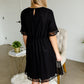 Black Crochet Trim Lace Dress - FINAL SALE Dresses