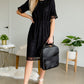 Black Crochet Trim Lace Dress - FINAL SALE Dresses