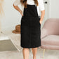 Black Denim Overall Dress - FINAL SALE Dresses