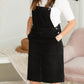 Black Denim Overall Dress - FINAL SALE Dresses