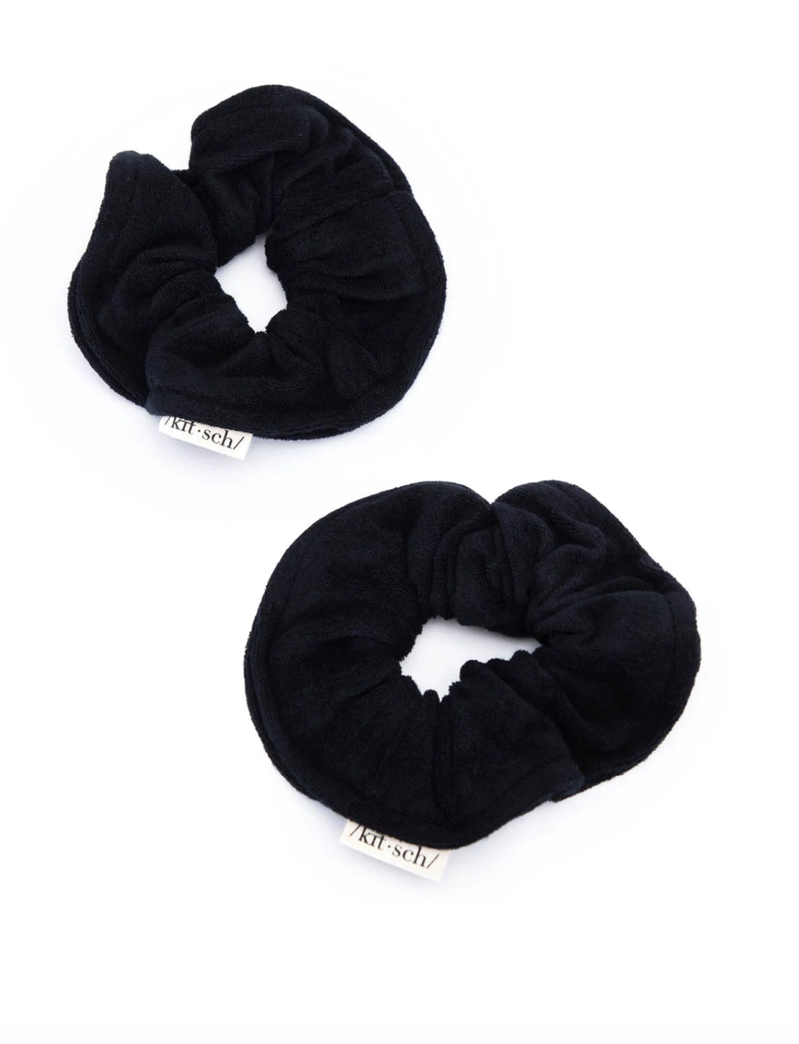 Black Eco Friendly Towel Scrunchie Accessories kitsch