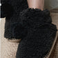 Black Faux Fur Bootie Slippers - FINAL SALE Shoes