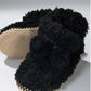 Black Faux Fur Bootie Slippers - FINAL SALE Shoes
