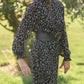 Black Floral Puff Sleeve Maxi Dress - FINAL SALE Dresses