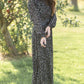 Black Floral Puff Sleeve Maxi Dress - FINAL SALE Dresses