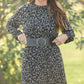 Black Floral Puff Sleeve Maxi Dress - FINAL SALE Dresses