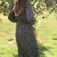 Black Floral Puff Sleeve Maxi Dress - FINAL SALE Dresses