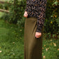 Black Floral V-Neck Blouse - FINAL SALE Tops
