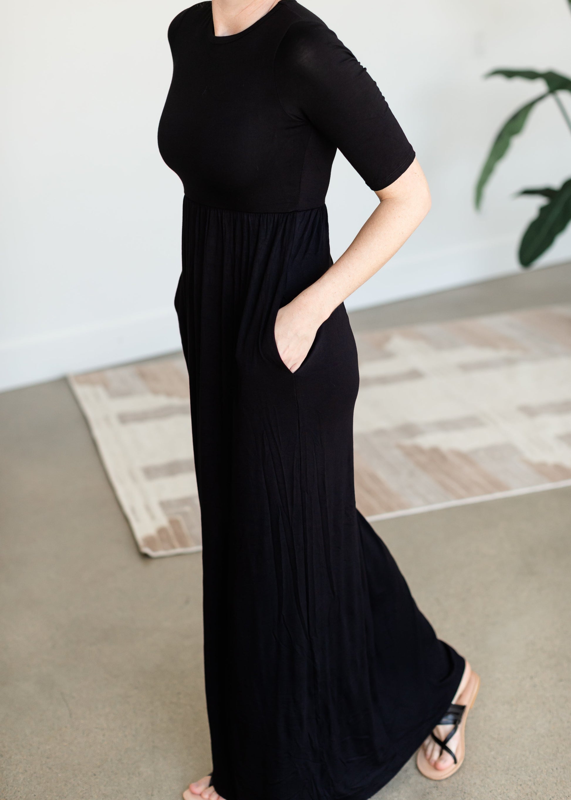 Black High Waisted Maxi Dress Dresses Beeson River