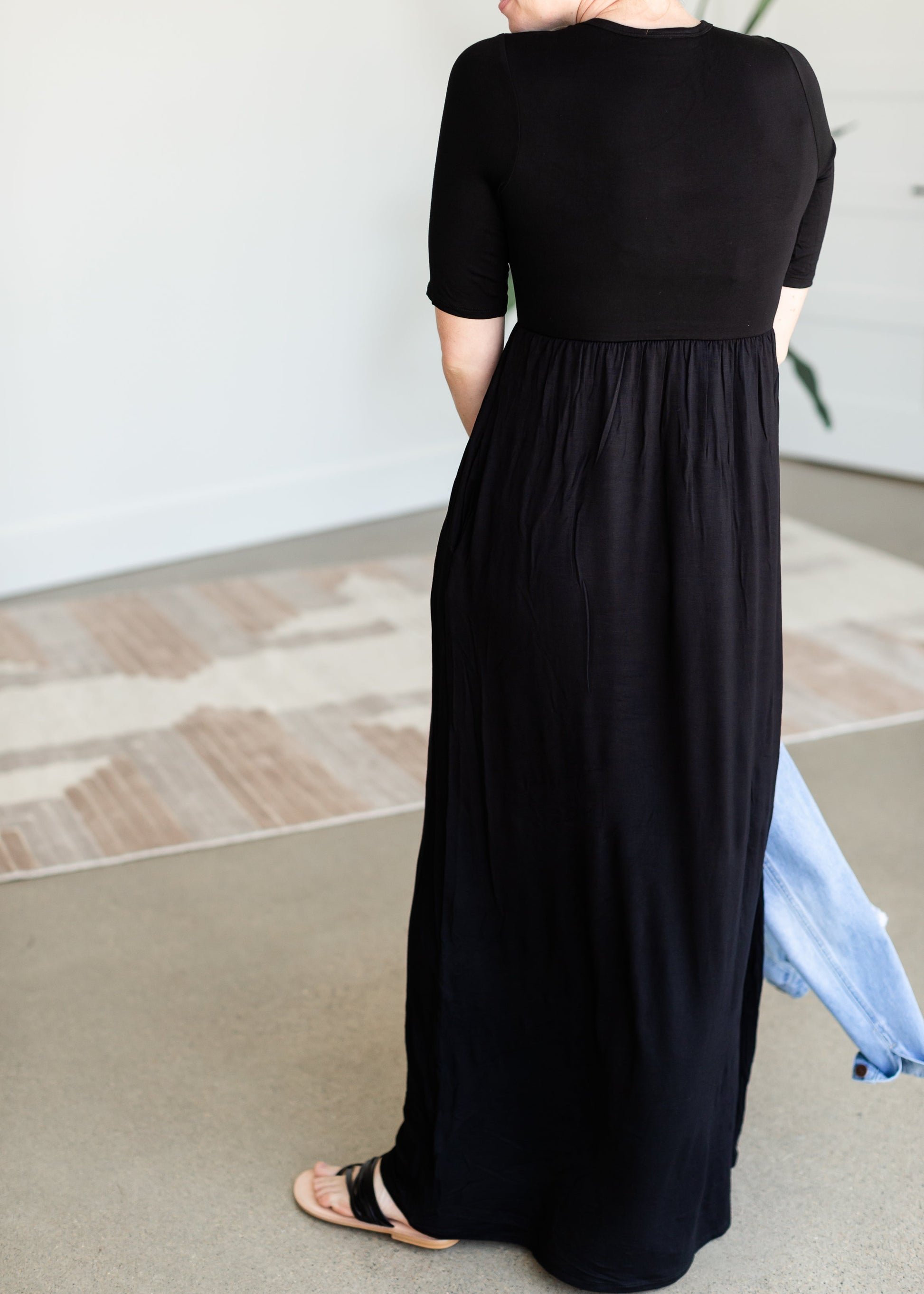 Black High Waisted Maxi Dress Dresses Beeson River