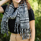 Black Lace Detail Knit Tee - FINAL SALE Tops