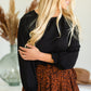 Black Long Sleeve Blouse - FINAL SALE Shirt