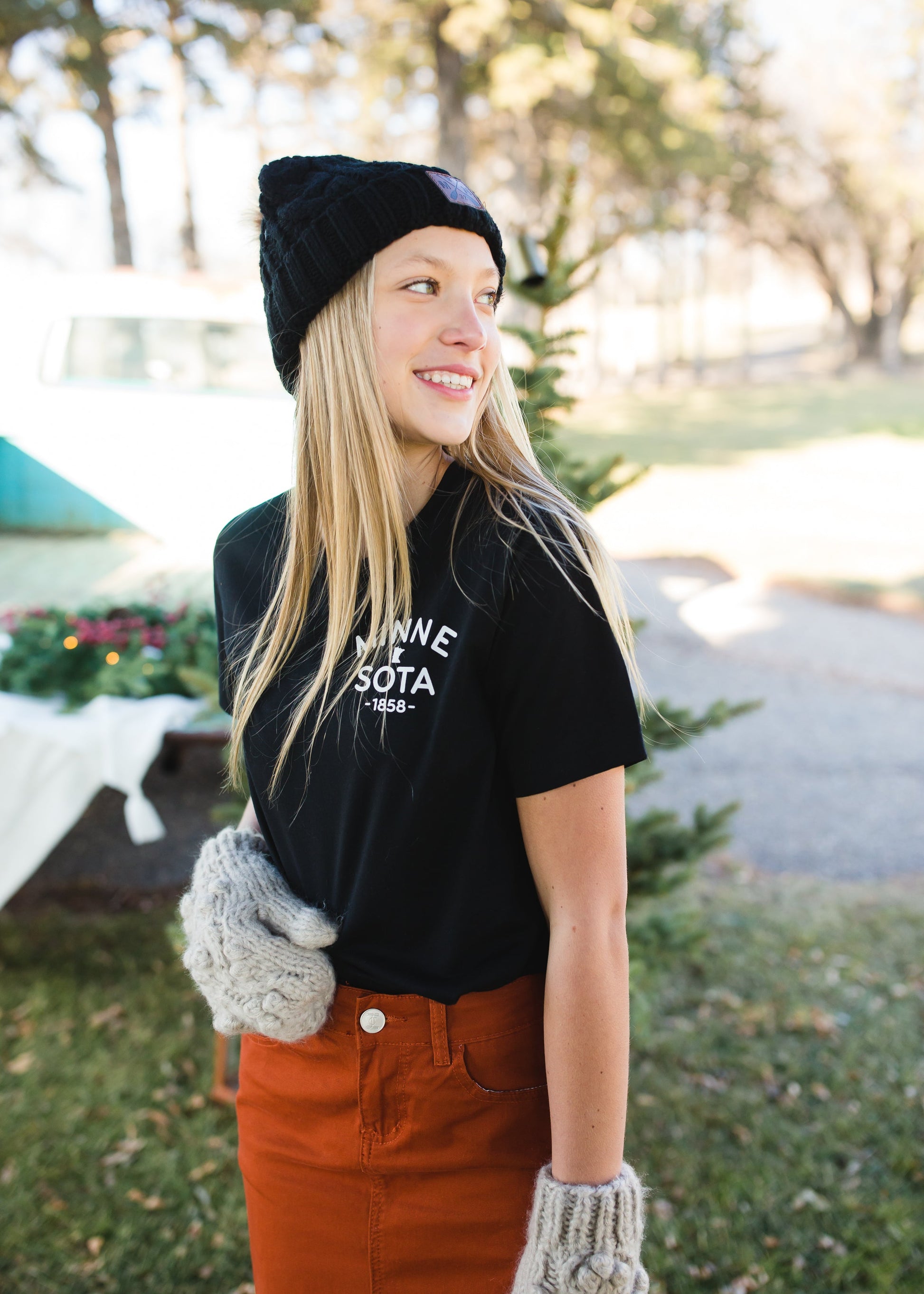 Black Minnesota Graphic Tee - FINAL SALE Tops