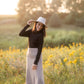 Black Mockneck Jersey Tee Tops Grade & Gather