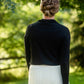 Black Mockneck Jersey Tee Tops Grade & Gather
