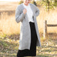 Black Ribbed Knit Sweater Midi Skirt Skirts
