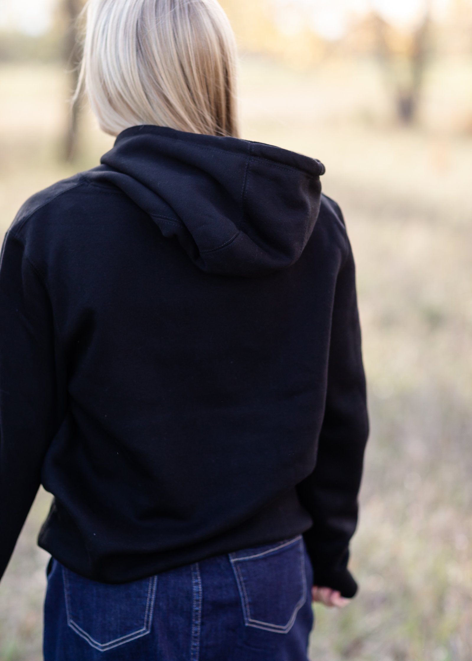 Black Thief River Minnesota Hoodie Tops Northern Print Co.