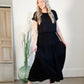 Black Tiered Ruffle Maxi Skirt Skirts Z Supply