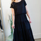 Black Tiered Ruffle Maxi Skirt Skirts Z Supply