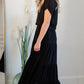 Black Tiered Ruffle Maxi Skirt Skirts Z Supply