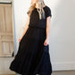 Black Tiered Ruffle Maxi Skirt Skirts Z Supply