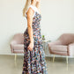 Black Tiny Floral Maxi Dress - FINAL SALE Dresses