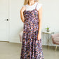 Black Tiny Floral Maxi Dress - FINAL SALE Dresses