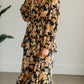 Black V-Neck Floral Maxi Dress - FINAL SALE Dresses