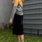 Black Wash Midi Denim Skirt - FINAL SALE Skirts