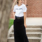 Black + White Sota Girl Tee Tops Northern Print Co