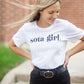 Black + White Sota Girl Tee Tops Northern Print Co